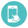 Authentication, finger gesture  Isolated Vector Icon that can be easily modified or edit Royalty Free Stock Photo
