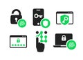 Authentication icons set 01