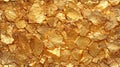 Authenticity showcased in mining background with seamless rough gold nugget texture AI Image Royalty Free Stock Photo