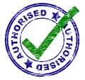 Authorised Stamp Represents Stamped Passed And Affirm