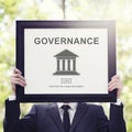 Authority Government Pillar Graphic Concept Royalty Free Stock Photo