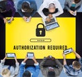 Authorization Privacy Permit Requirement Secure Concept