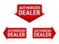 Authorized Dealer badges for products decoration