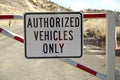 Authorized Vehicles Only