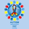 Autism awareness day design