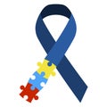 Autism Awareness Ribbon