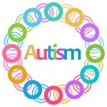 Autism Colorful Rings Circular