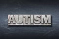 Autism word den