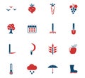 Autmn icon set