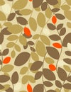 Autmn leaves - seamless pattern