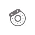 Auto brake disc icon