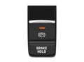 Auto brake hold buttons, electric parking brake, 3d vector rendering