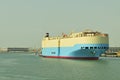 Auto car carrier ship Royalty Free Stock Photo