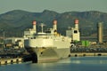 Auto car carrier ship Royalty Free Stock Photo