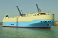 Auto car carrier ship Royalty Free Stock Photo