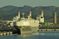 Auto car carrier ship Royalty Free Stock Photo