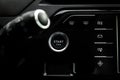 Auto car engine start stop button for keyless Royalty Free Stock Photo