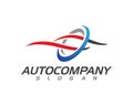 Auto car Logo Template vector Royalty Free Stock Photo