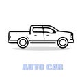 Auto car pickup truck Flash design