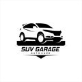 Auto care logo SUV vector template. modern car vector illustration