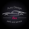 Auto Company Logo Design Royalty Free Stock Photo