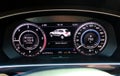 Auto Dashboard with speed gauge, tachometer and odometer.