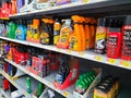 Auto detail cleaning products at store