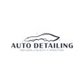 Auto Detailing. Car Wash logo. Cleaning Car, Washing and Service. Vector logo with auto. Royalty Free Stock Photo