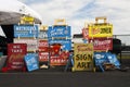 AUTO FAIR: Aug 27 Hand painted signs