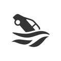 Auto flood insurance icon