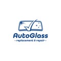 Auto Glass Company logo. Vector and illustration.