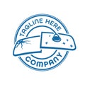 Auto Glass Company logo. Vector and illustration. Royalty Free Stock Photo