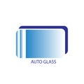 auto glass illustration logo vector