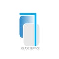 auto glass illustration logo vector Royalty Free Stock Photo