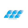 auto glass illustration logo vector Royalty Free Stock Photo