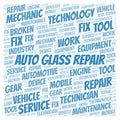 Auto Glass Repair word cloud