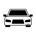 Auto Half Glyph Style vector icon which can easily modify or edit Royalty Free Stock Photo