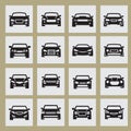 Auto icon Royalty Free Stock Photo
