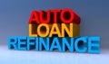 Auto loan refinance on blue