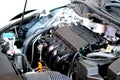 Auto mechanic. image of a powerful engine Of standard cars