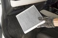 Auto mechanic replace car cabin air filter, Car maintenance service