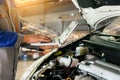 Auto mechanic computer technology auto repair in auto service centers