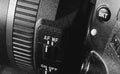 Auto mode button on a professional camera Royalty Free Stock Photo