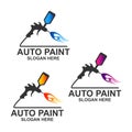 auto paint logo template