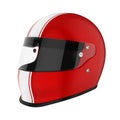 Auto Racing Helmet Isolated Royalty Free Stock Photo