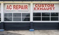 Auto repair shop bays ac repair custom exhaust
