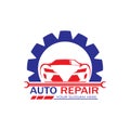 Auto Repairing Logo Vector. Automotive and Transportation Logo template