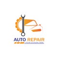 Auto Repairing Logo Vector. Automotive and Transportation Logo template