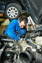 Auto repairman mechanic portrait