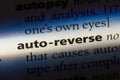 auto-reverse Royalty Free Stock Photo